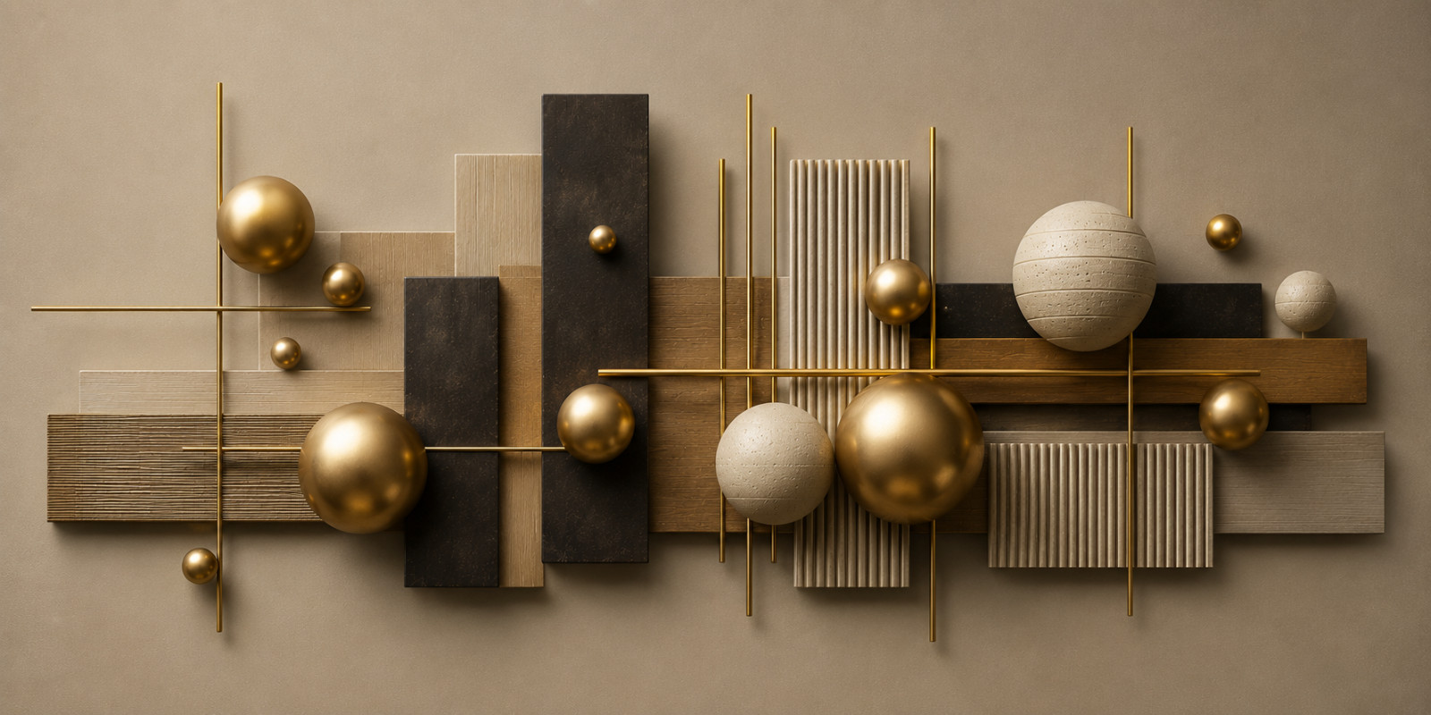 Abstract Gold and Beige Geometric Canvas Wall Art Modern Luxury Neutral Home Off gallery