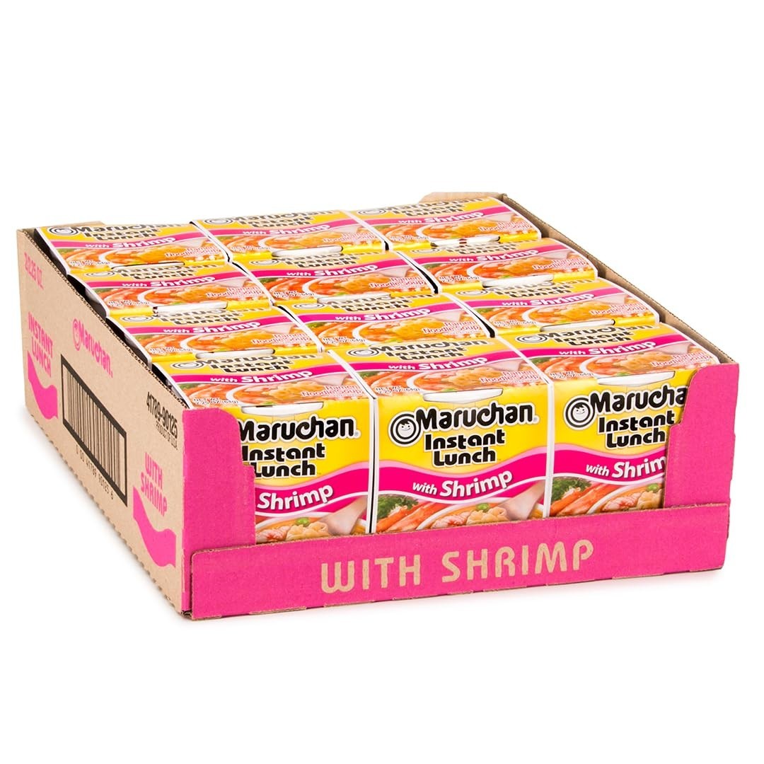 Delicious Instant Ramen with Shrimp Flavor - 3-Minute Meal Solution (12 Cups) gallery