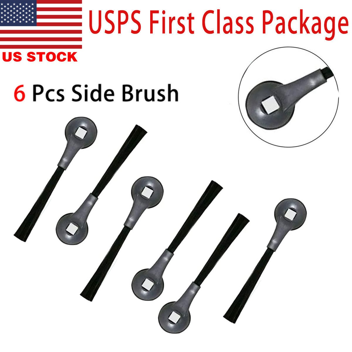 6pcs for Shark Side Brushes Replacement IQ Robot Robot Vacuums part gallery