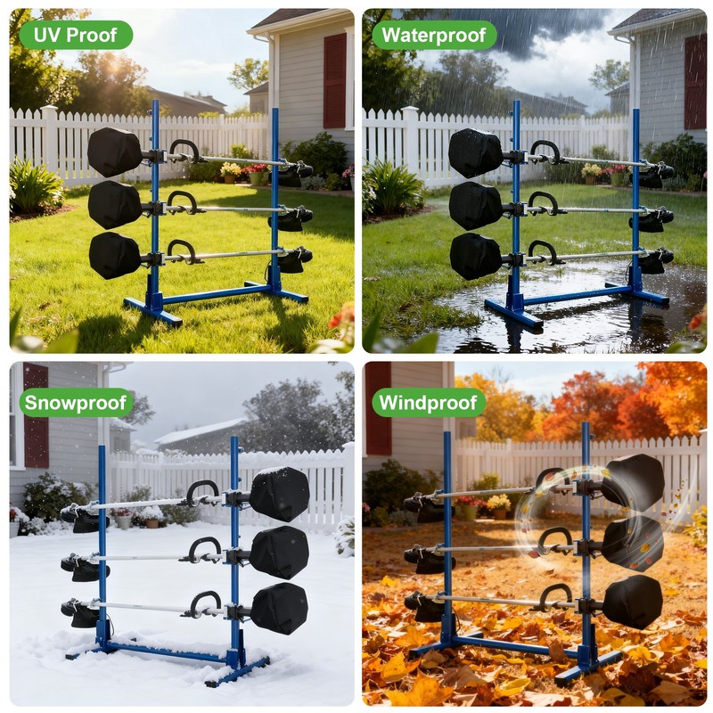 3x Engine Covers Waterproof Dustproof Cover for Weedeater Trimmer w/ Storage Bag gallery