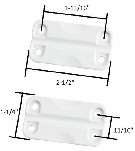 2 Pack Aftermarket Plastic Replacement Hinges for Igloo Cooler includes Screws gallery