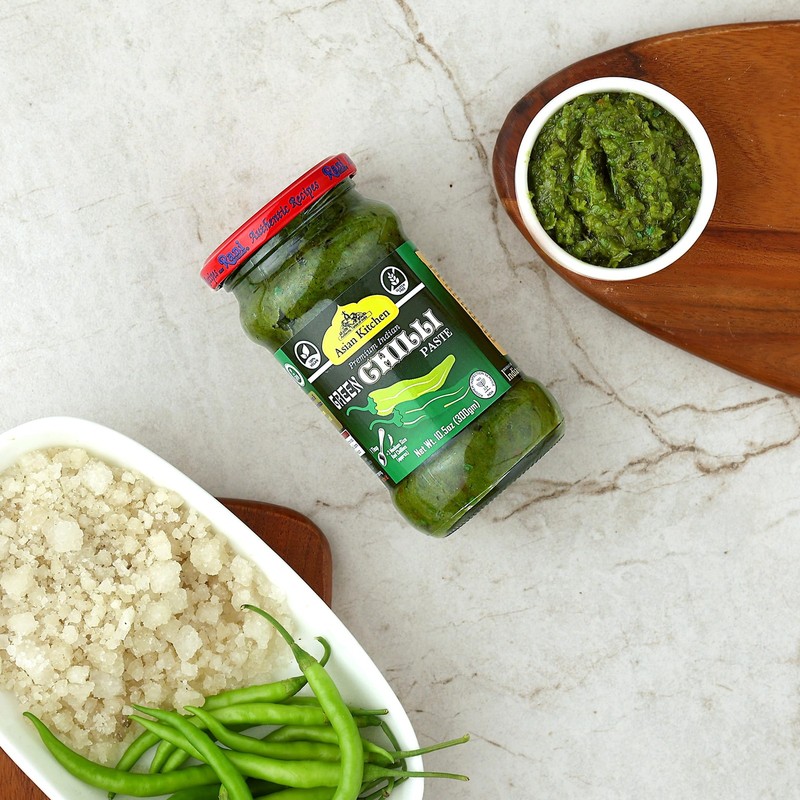 Rani Green Chilli Cooking Paste 10.58oz (300g) Glass Jar gallery