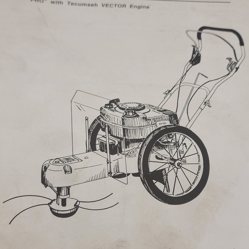 DR TRIMMER/MOWER PRO - Tecumseh VECTOR ENGINE Assembly & Operating Instructions gallery