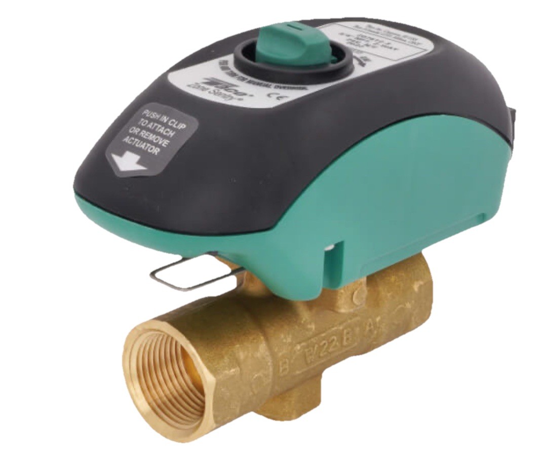 Taco Two Way, Normally Closed, Closed System Sweat 1 Motorized Zone Valve, gallery