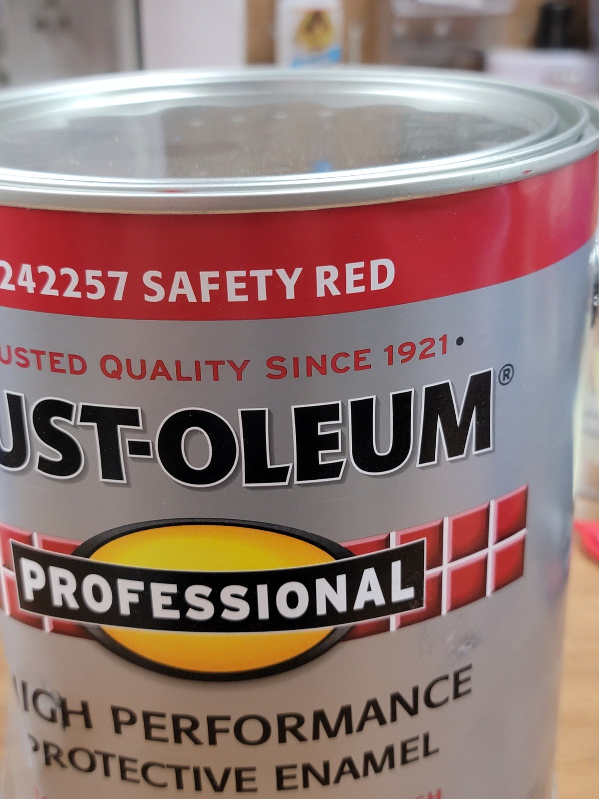 Rust-Oleum 242257 Safety Red, Oil-Based. One Gal Dent Container. FreeShipL48,GB gallery