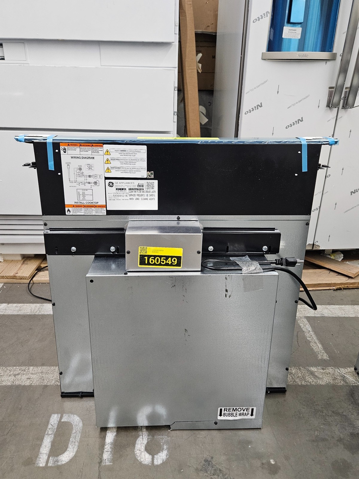 GE UVD6301SPSS 30" Stainless Telescopic Downdraft Hood 500CFM NOB #160549 gallery