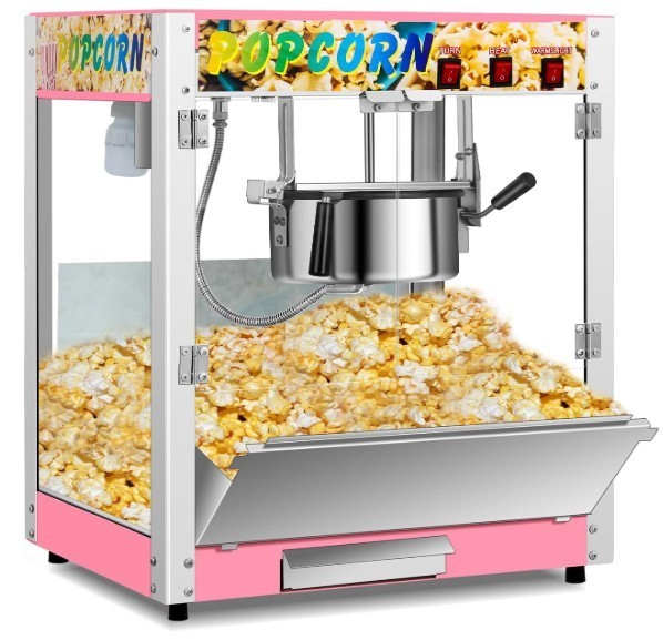 Countertop Popcorn Maker Machine 8 Ounce Kettle Retro Movie Theater Style M/C gallery