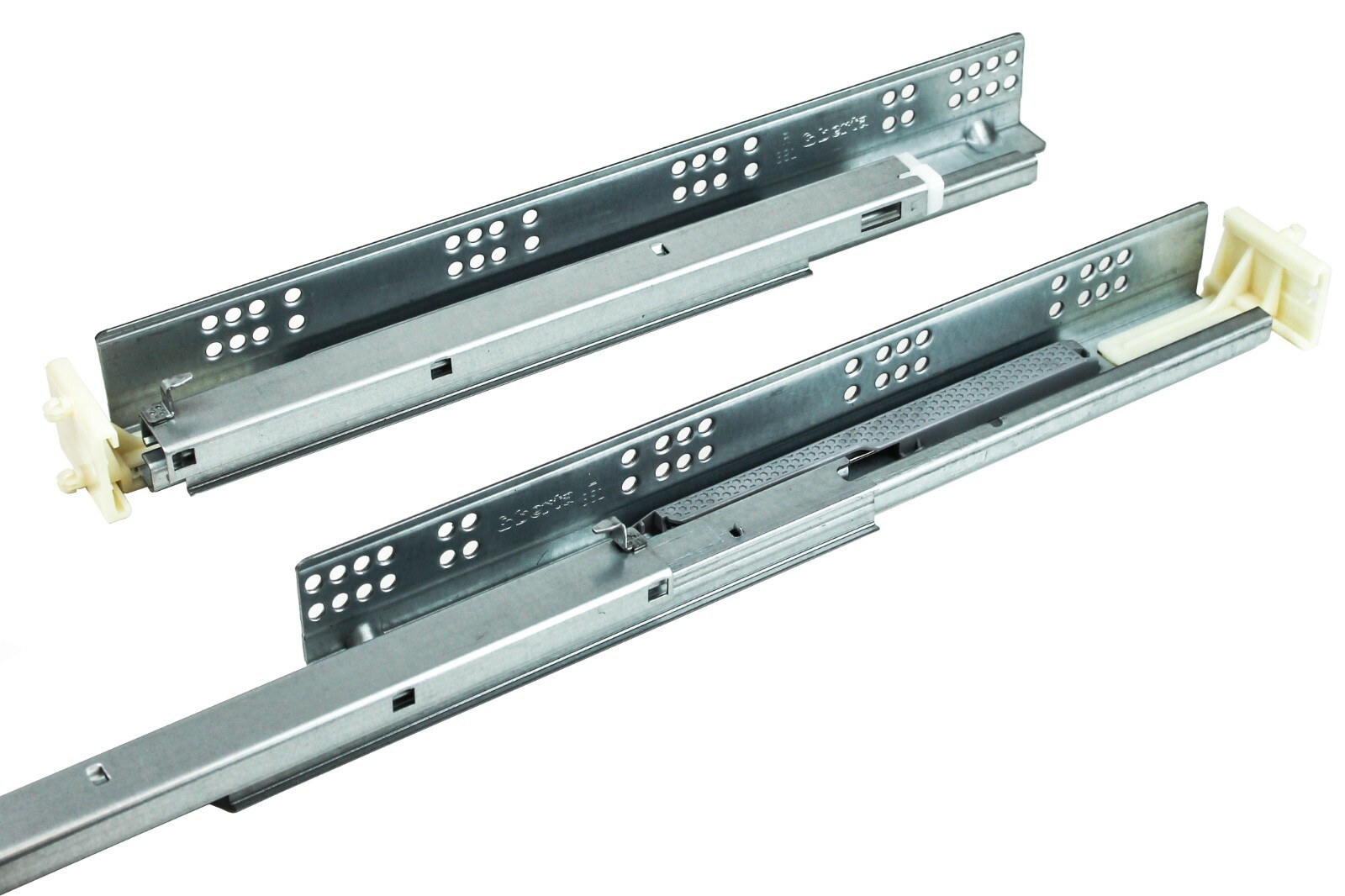 Soft Close Under Mounted 9"-21" Drawer Slide 100 Lb Load Rating with Screws gallery