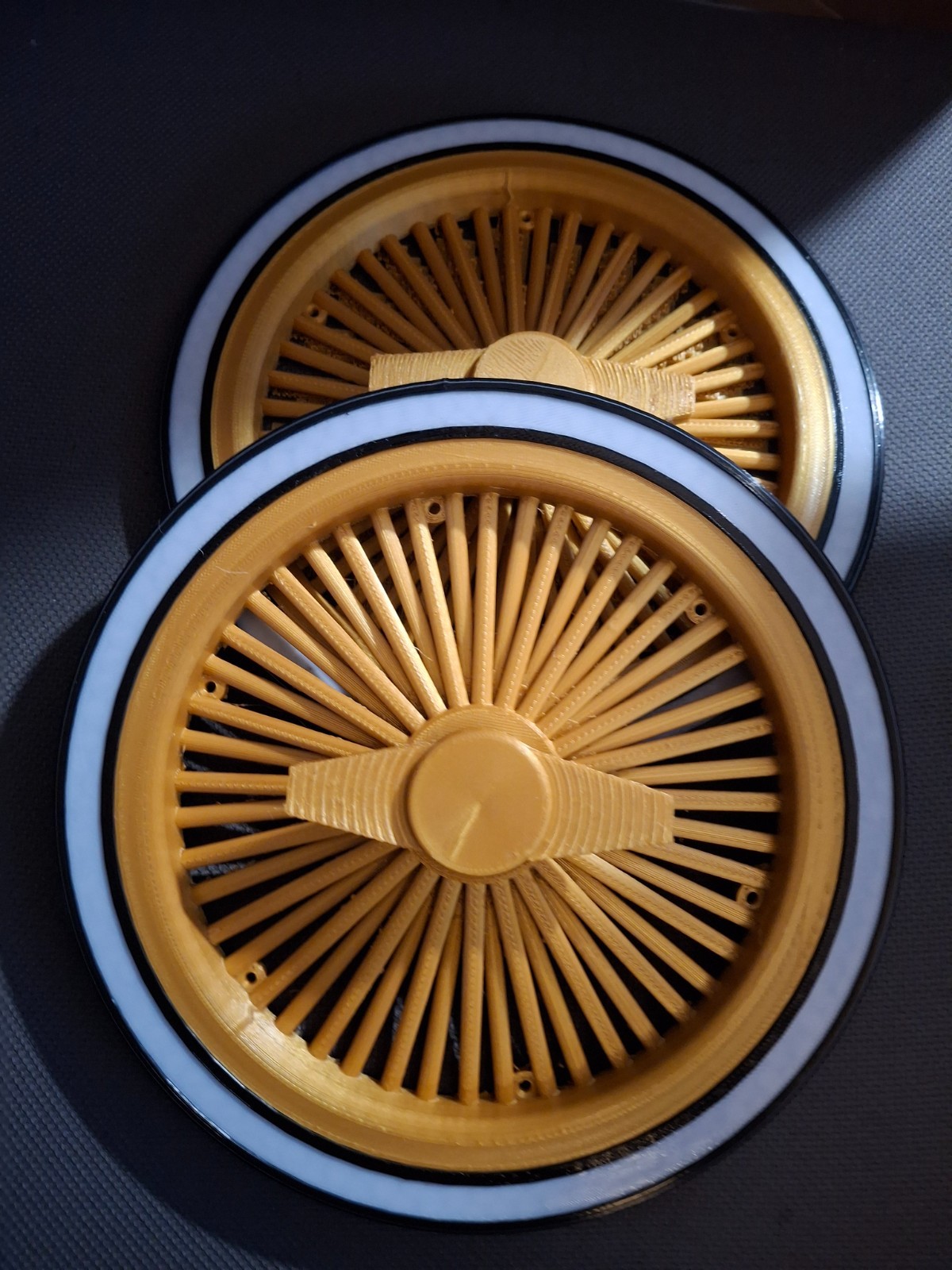 Lowrider Custom Dayton Style Wire Wheels For Trash Cans gallery