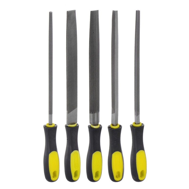 Rubber File Handle 4.21" Round Rectangular Hole Handles for 8" Files gallery