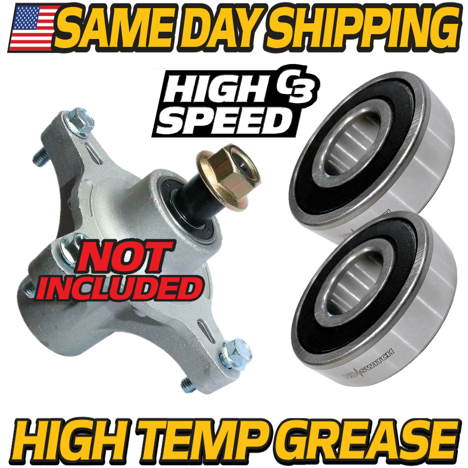 (2 Pack) Spindle Rebuild Bearing Fits Toro 42" TimeCutter SS4216 SS4225 SS4235 gallery