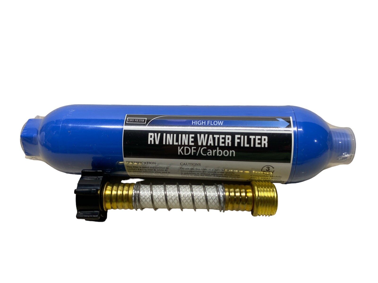 LIFE FILTER High Flow RV Inline Marine Water Filter Compatible 40013 40041 40043 gallery