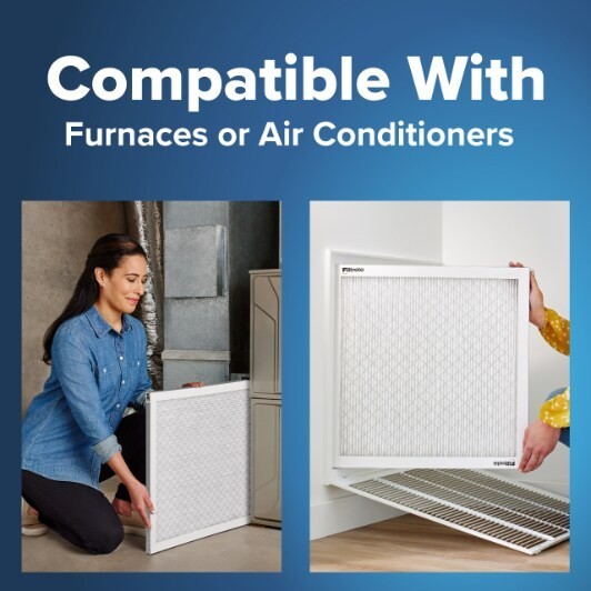 Filtrete Basic Dust & Lint Air Filter, 300 MPR, 304, 14 in x 25 in x 1 in -2 PK gallery