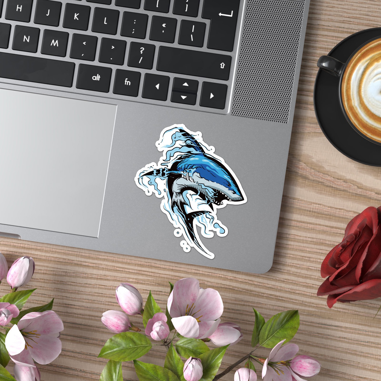 Great White Shark - Vinyl Decal Sticker - Car Window Laptop - ebn8999 gallery