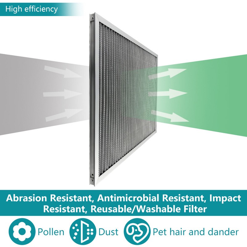Permanent Washable Electrostatic Furnace Ac Air Filter Replacement Multi Sizes gallery