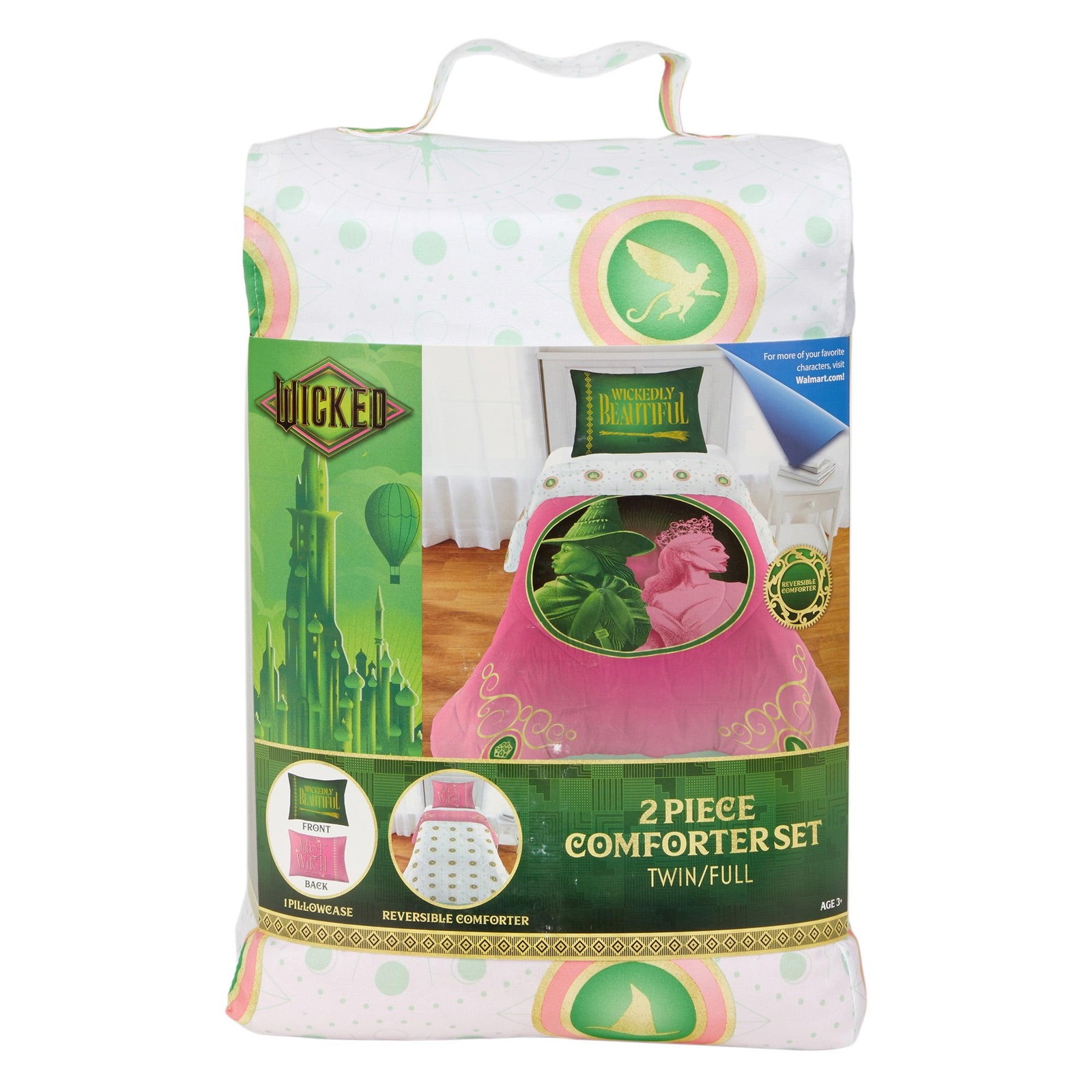 Wicked Kids 2 Piece Reversible Comforter and Pillowcase set, Twin/full gallery