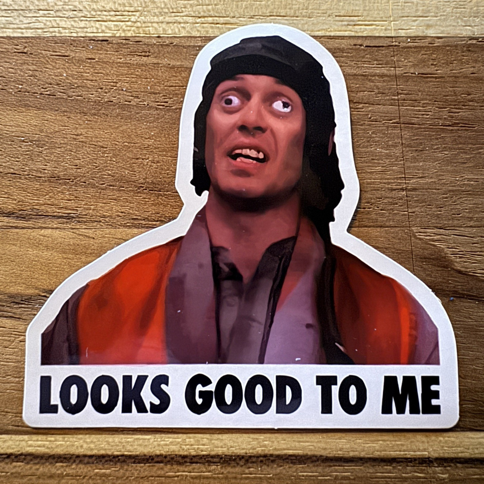 Funny “Looks Good To Me” Approval Sticker 3” Sticker For Toolbox, Steve Buscemi gallery
