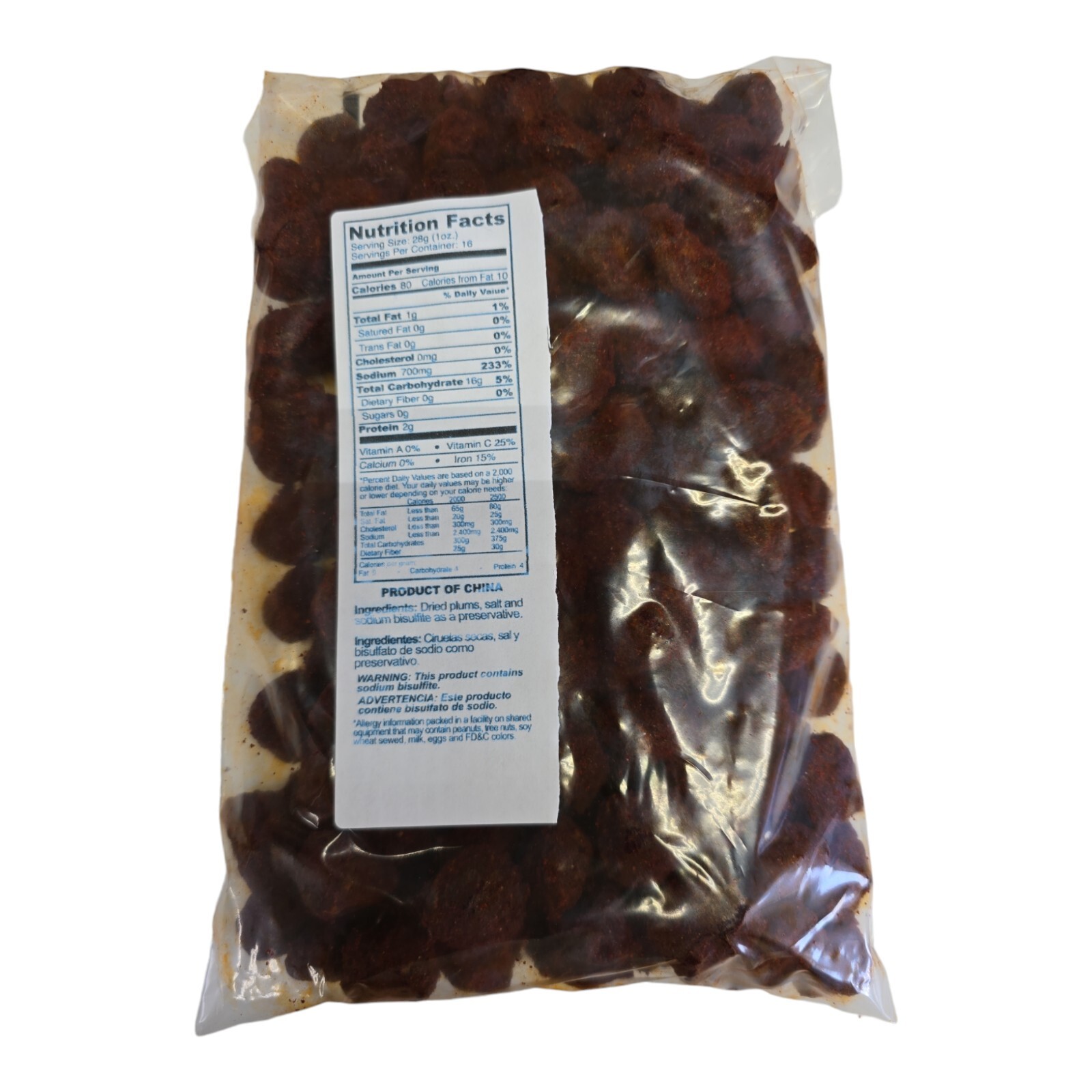 SALADITOS, Salted Chilli Plums 16-oz Sealed Bag. (1 Pack) gallery