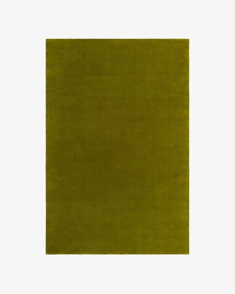 Hand-Tufted Olive Wool Rug 9x12 ft -Nordic Knots Grand Milano Green 8x10 Rugs gallery