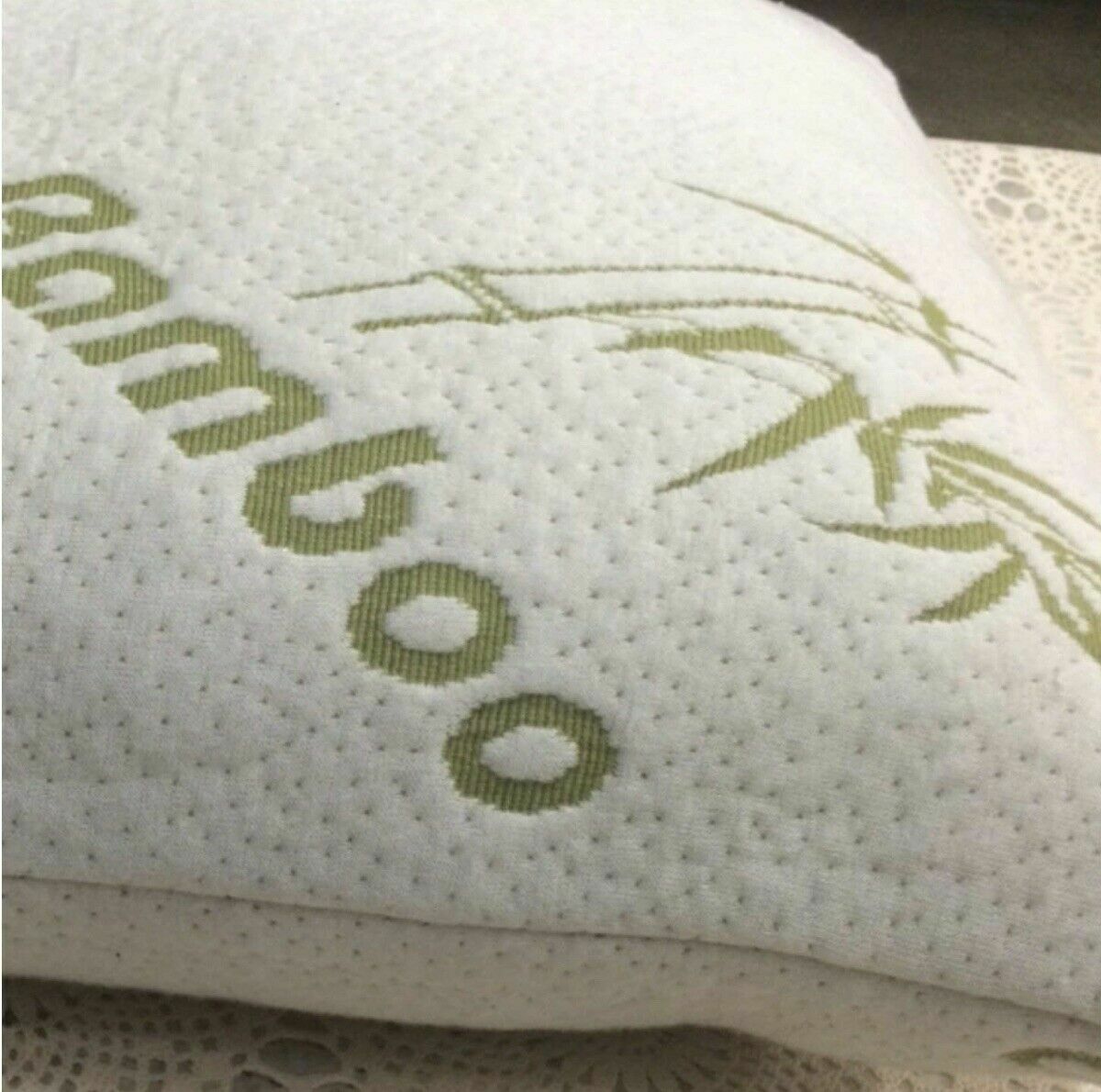 Cool Bamboo Pillow Adjustable Shredded Memory Foam Hypoallergenic Queen , King gallery