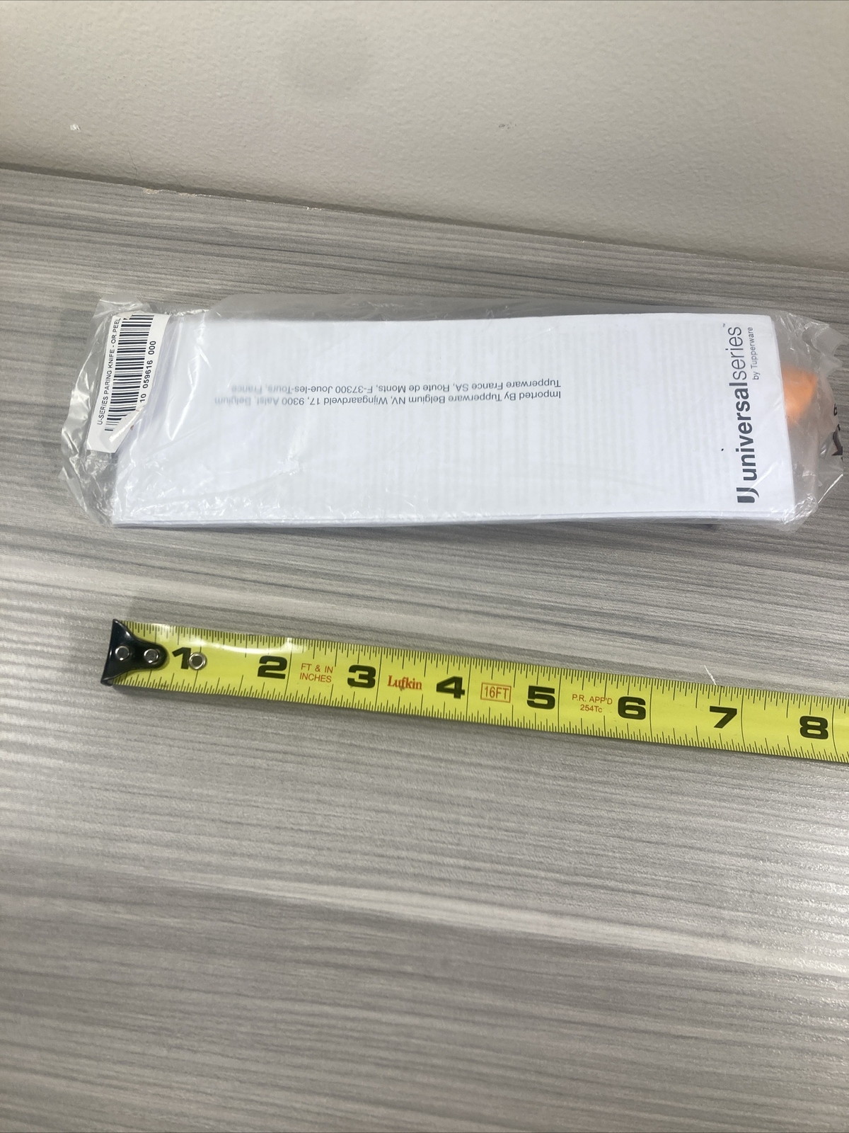 Tupperware Universal Series Paring Knife Orange and Black New! gallery