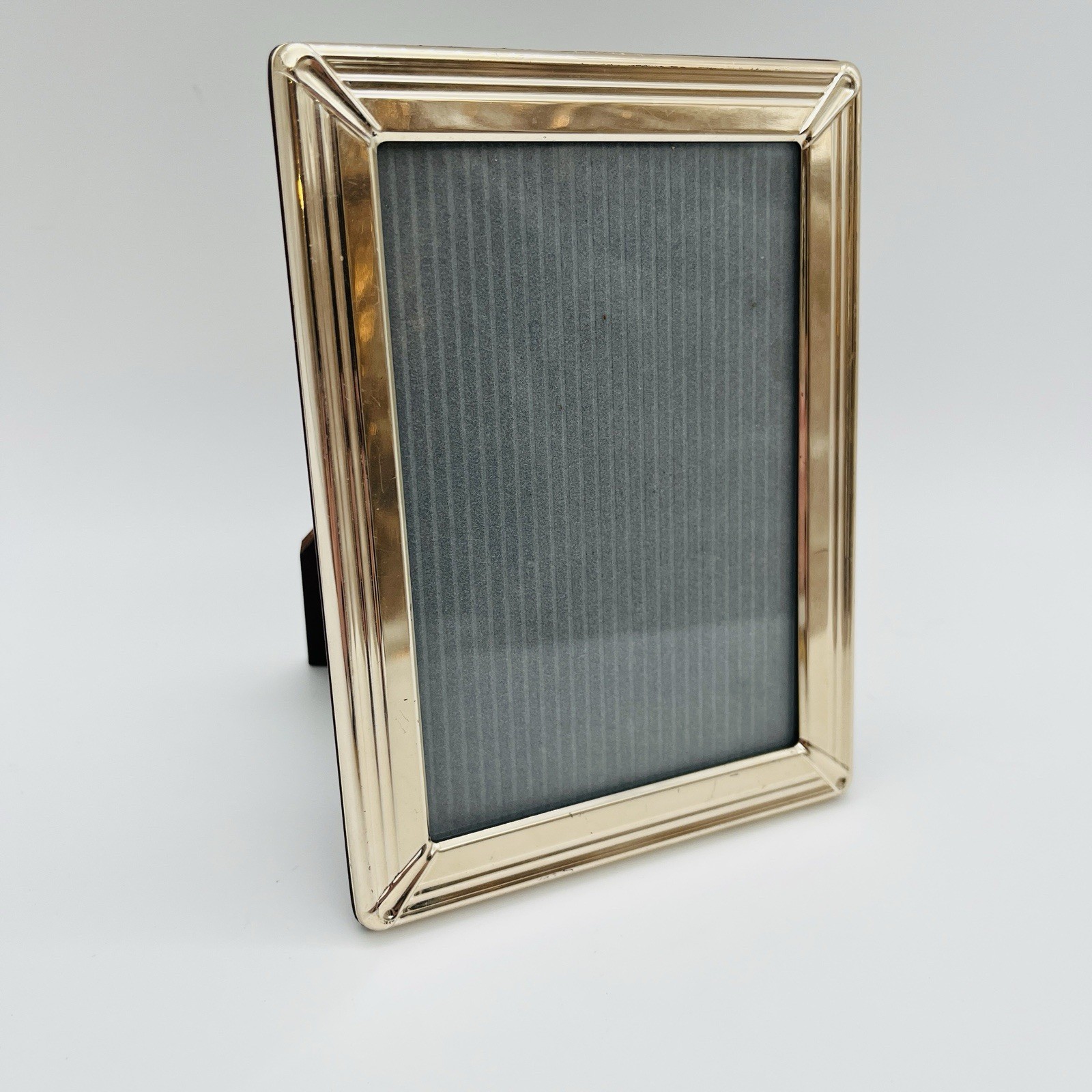 Christofle Photo Frame Silver plated picture 3.5×5in / 13 x 18cm wood back gallery