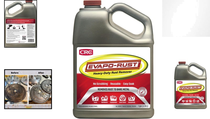 Professional Grade 128 oz. Rust Cleaner - Non-Toxic, Safe for Auto Parts & Tools gallery