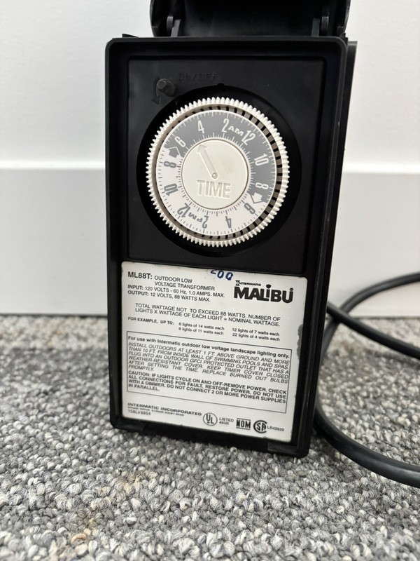 Malibu ML88T LowVoltage Landscape Light Transformer Timer 88W 12V gallery