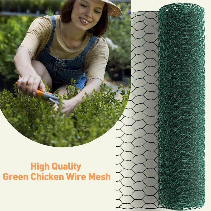 Chicken Wire for Floral arrangement Mesh for Craft & Garden 13.8x98 In gallery