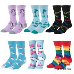 – Cute Silly Funny Design Crew Socks – Unisex Unique Graphic Medium B6-pride