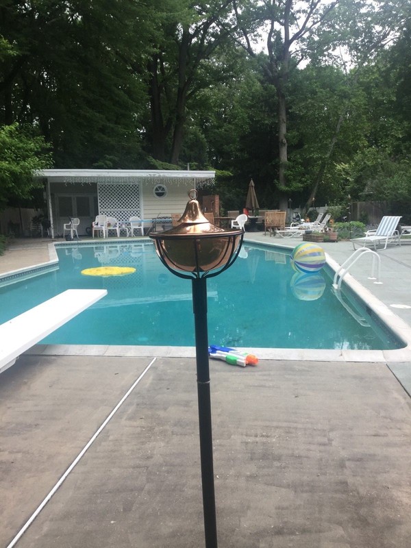 Copper Bowl Garden Torch gallery
