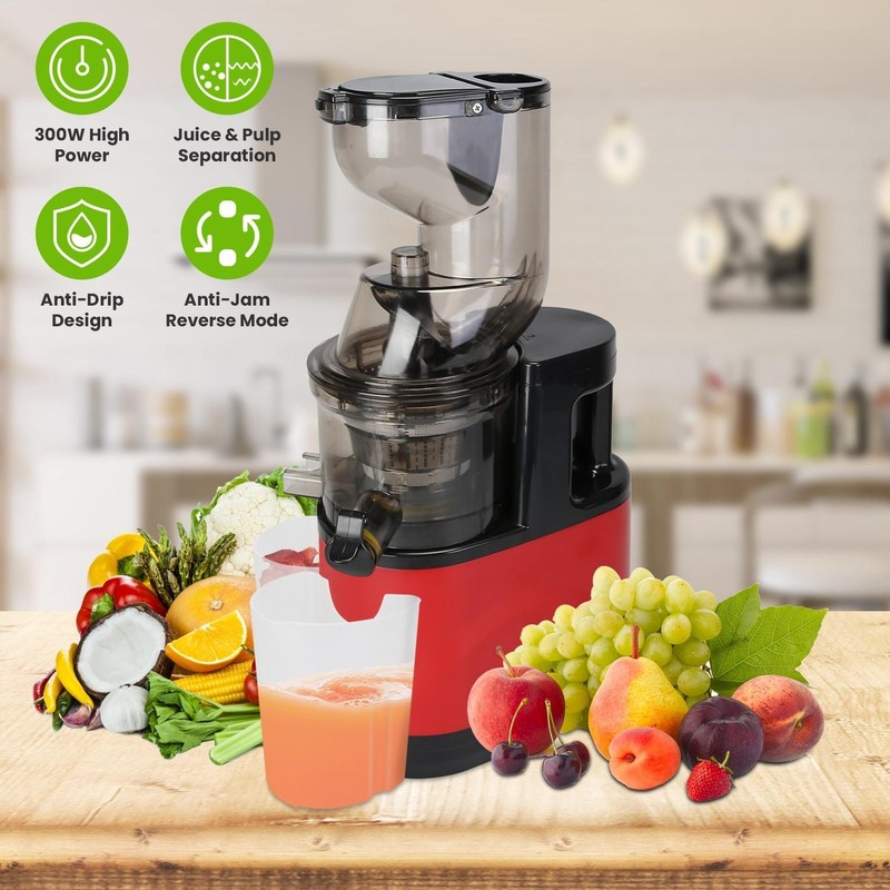 Cold Press Juicer Machine 300W Electric Slow Masticating f/ Whole Vegetable gallery