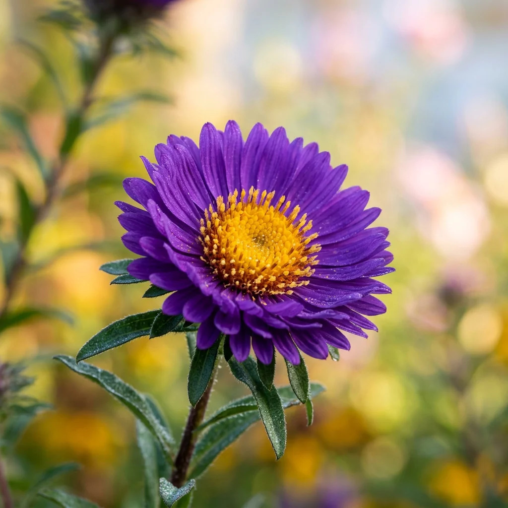 50 Purple Aster Seeds for Planting - Vibrant Heirloom Perennial Garden Floral gallery