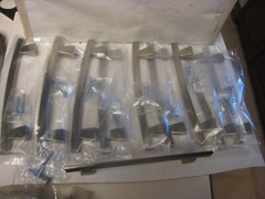 10 yes 10 Used Top Knobs Cabinet Arched Pull 5 Inch (c-c) Brushed Satin Nickel