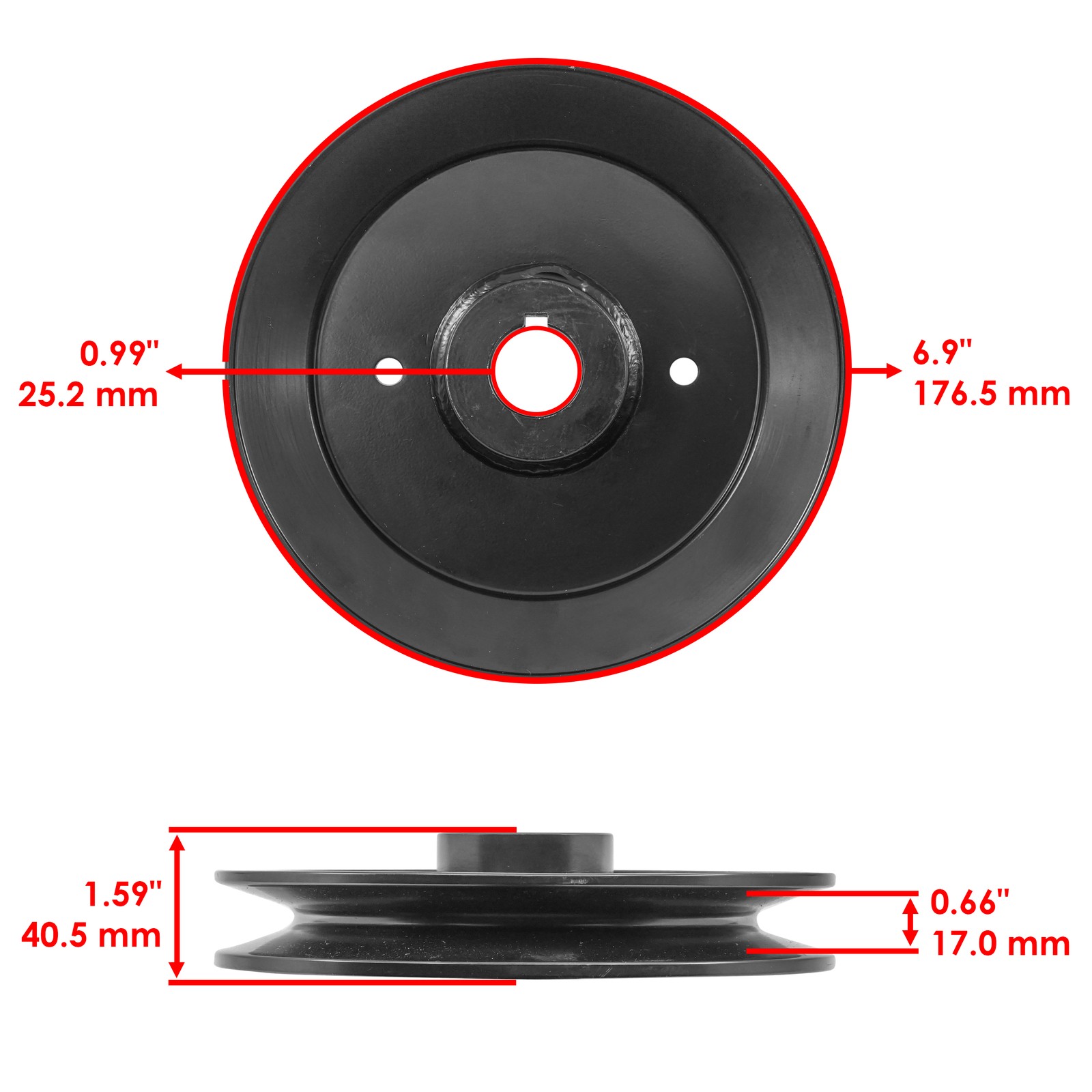 72" Deck Spindle & Pulley for Bad Boy Rogue / Rebel X 19-25 / Revolt X 2025 gallery