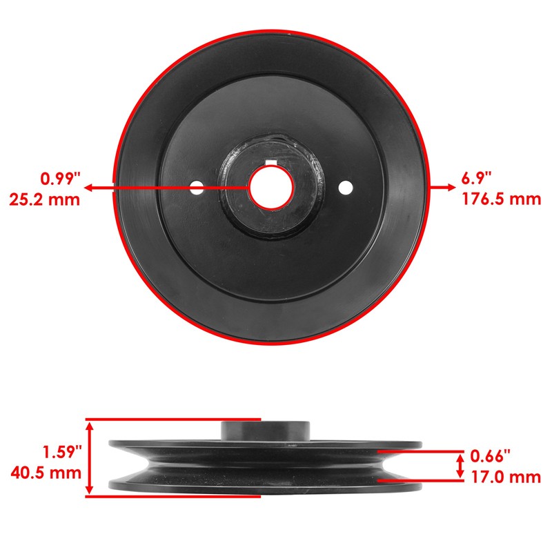 72" Deck Spindle & Pulley for Bad Boy Rogue / Rebel X 19-25 / Revolt X 2025 gallery