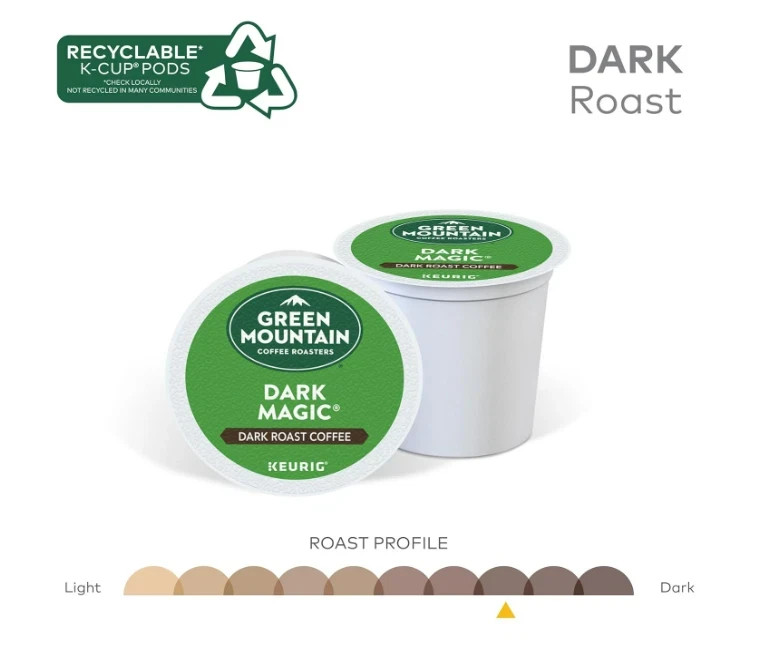 Green Mountain Coffee Roasters Dark Magic Dark Roast Coffee K-Cup Pods, 96 Count gallery