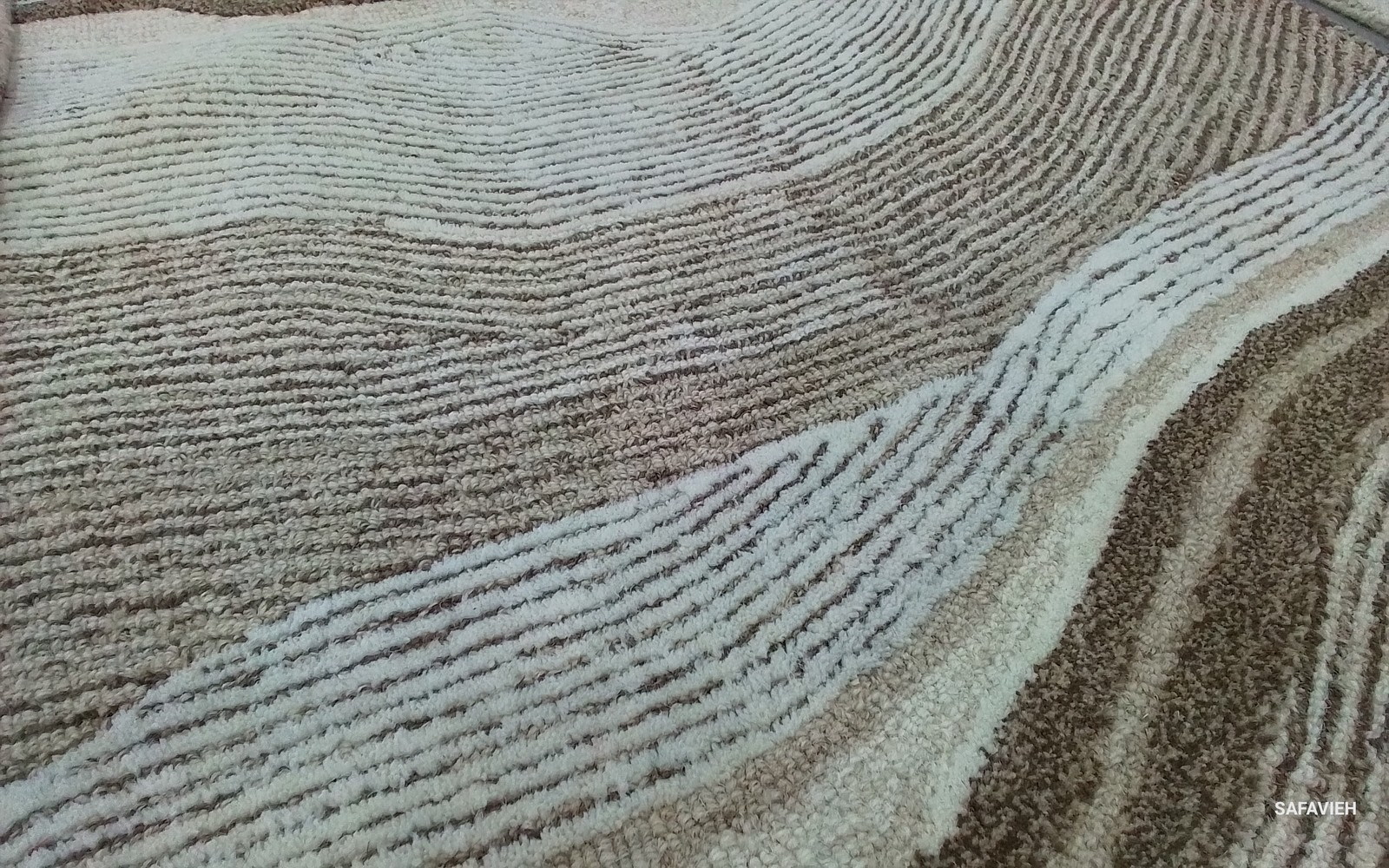 BEIGE / IVORY 8'-0" x 8'-0" Back Stain Rug, Reduced Price 1172800165 FTV121B-8SQ gallery