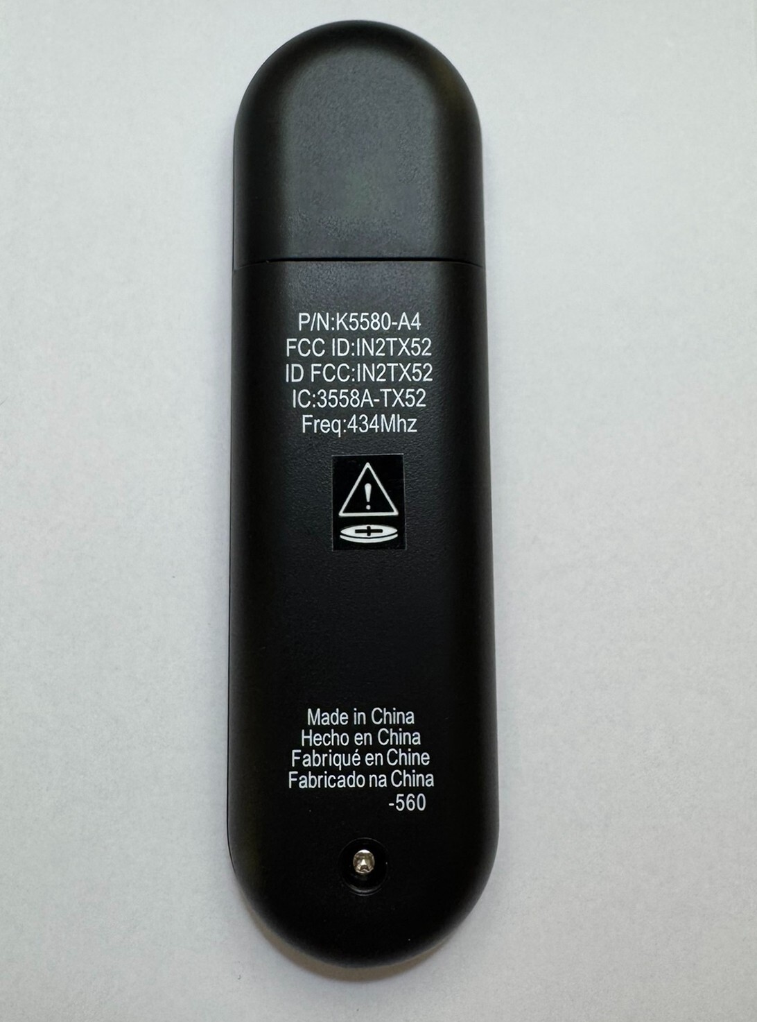 Hunter Fan - Replacement Handheld Ceiling Fan Remote Control - Black - K5580-A4 gallery