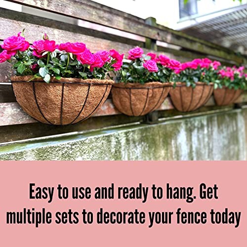LaLaGreen Wall Hanging Planters, 2 Pack, 12 Inch Wall 12" (30 cm) x 2 Pack gallery
