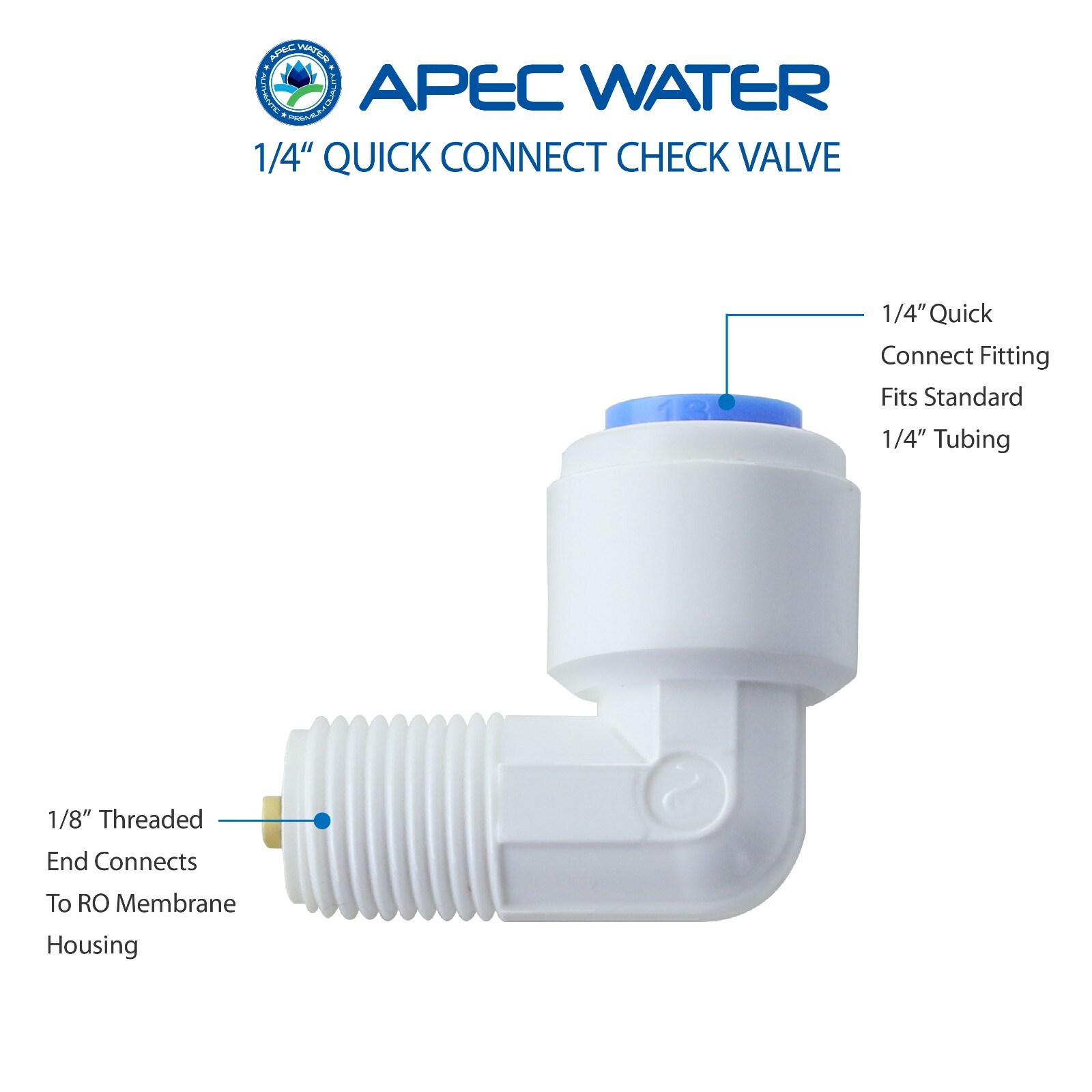 Reverse Osmosis System Quick Connect Check Valve gallery