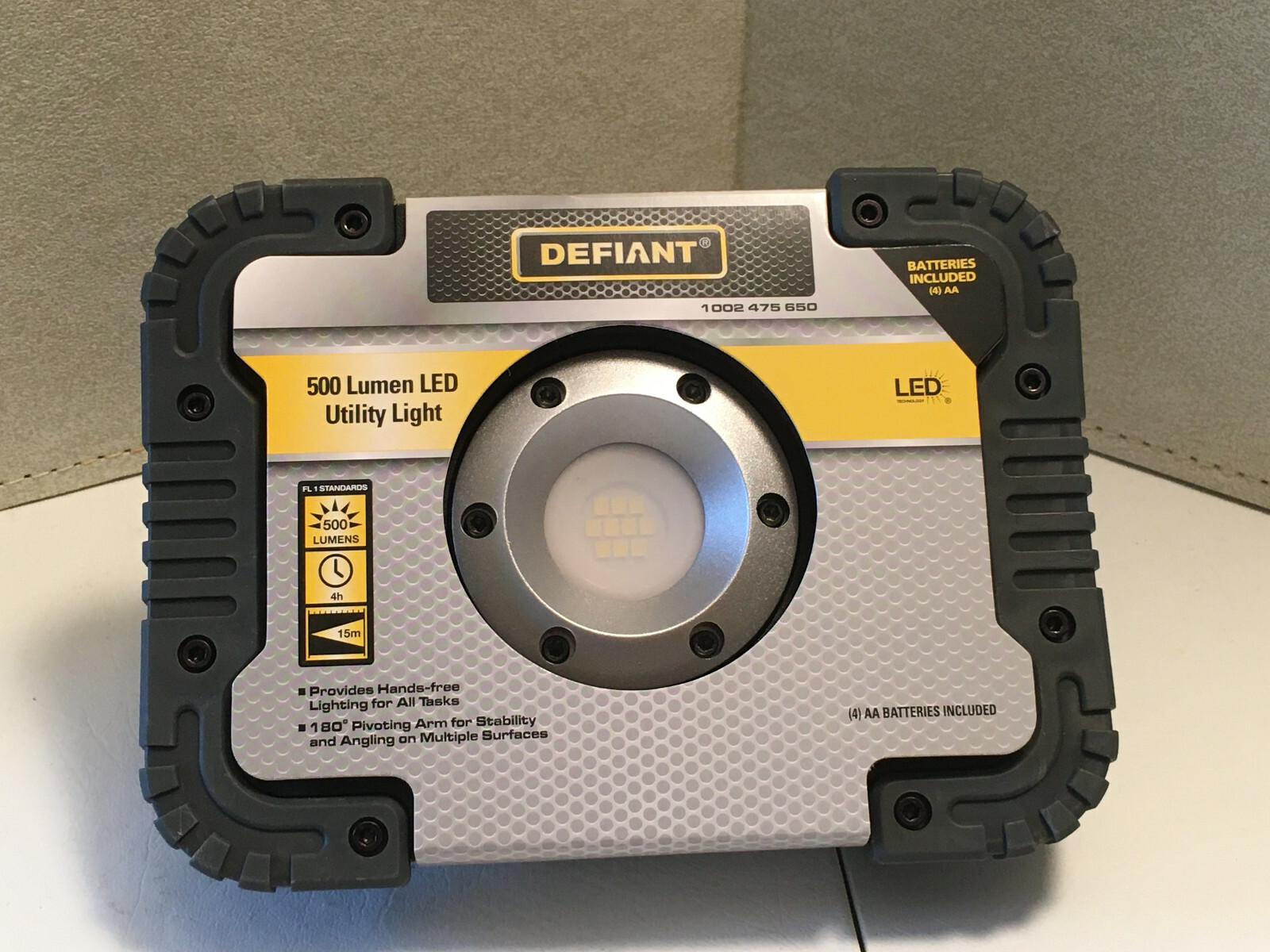 2 Defiant -Battery Operated Portable LED Utility & Emergency Lights -500 Lumen gallery