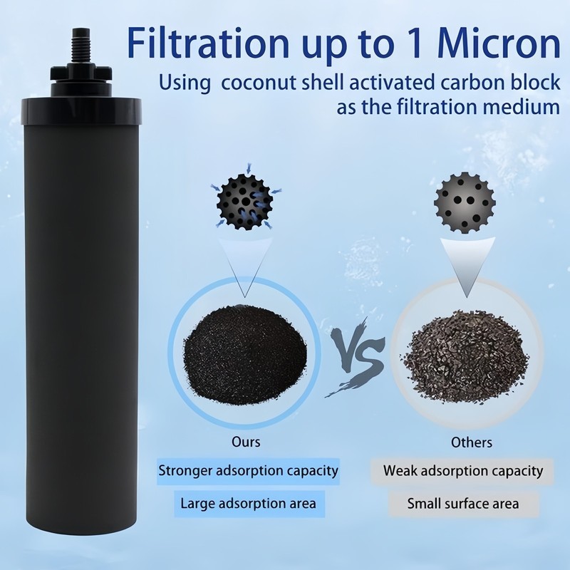4X Water Filter BB9-2 Black Purification Elements Berkey Gravity Filter System gallery