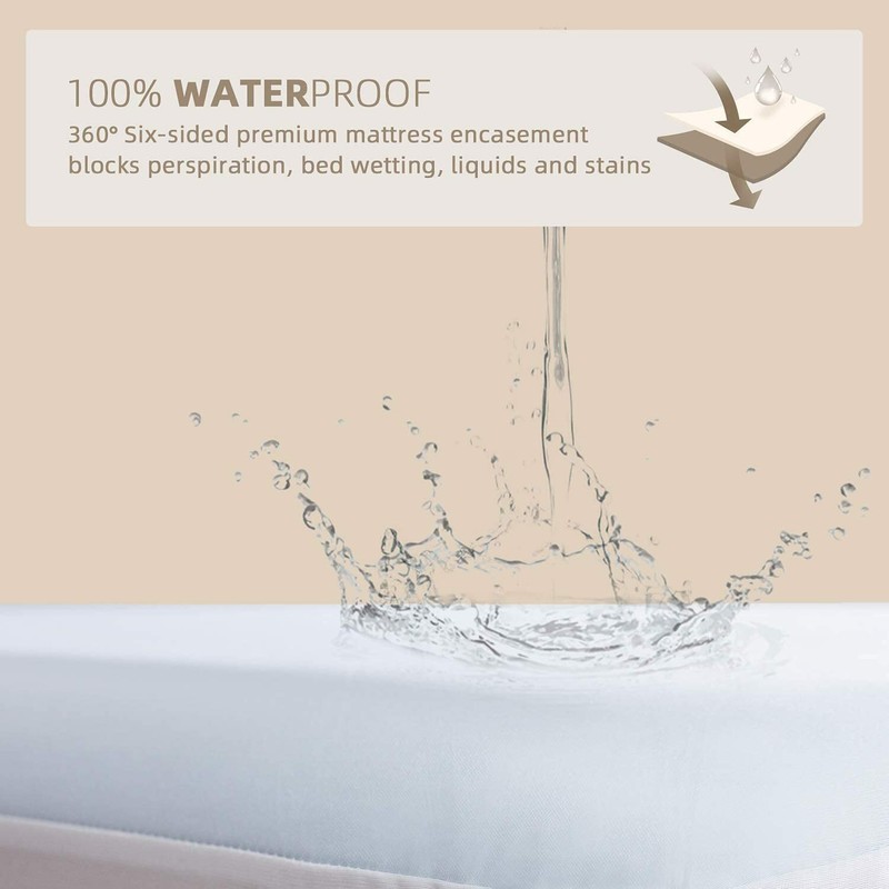 Bed Bug HYPOALLERGENIC Waterproof Zippered Vinyl Mattress Cover Protector 4 Size gallery