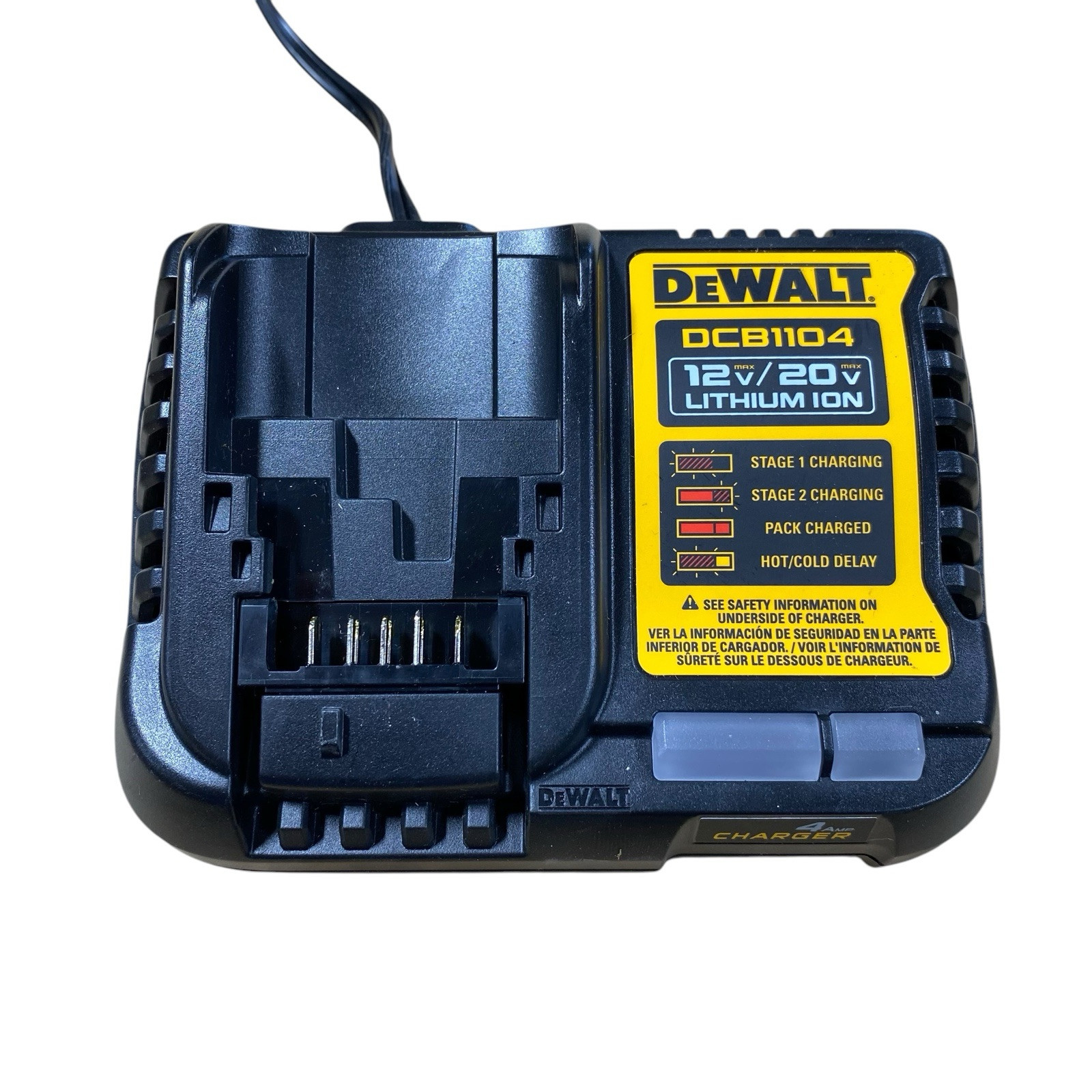 DEWALT DCB1104 20V Volt MAX Li-Ion Fast Battery Charger gallery