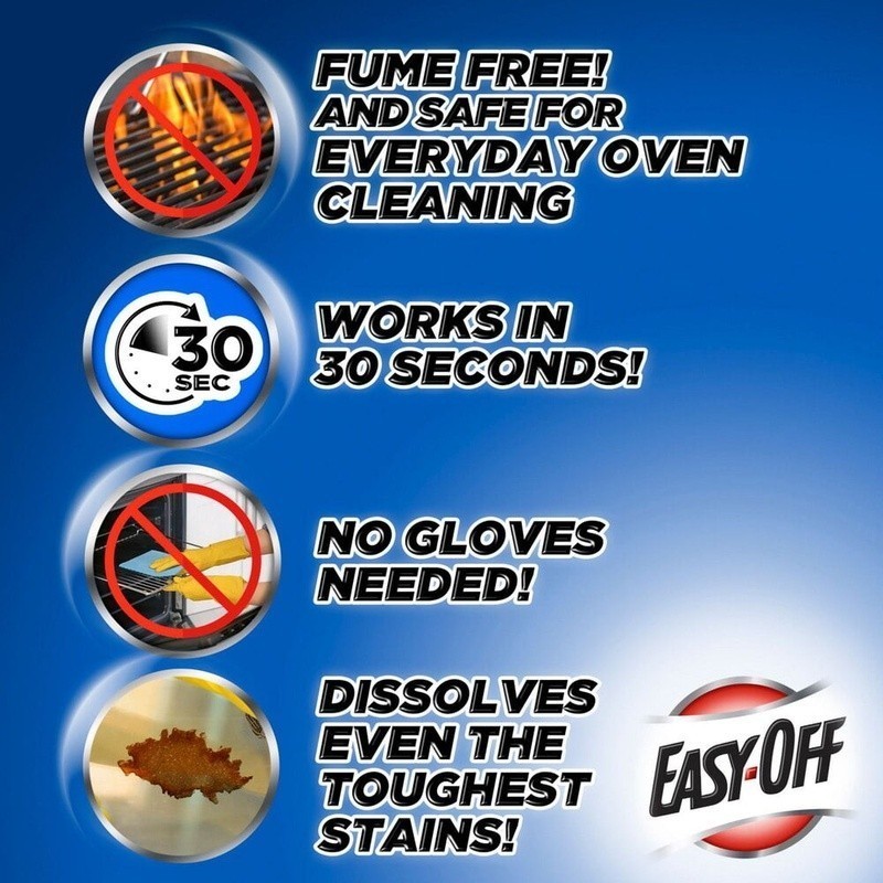 6 Pack Fume Free Oven Cleaner & Degreaser Foam Spray Tough Grease Grime New gallery