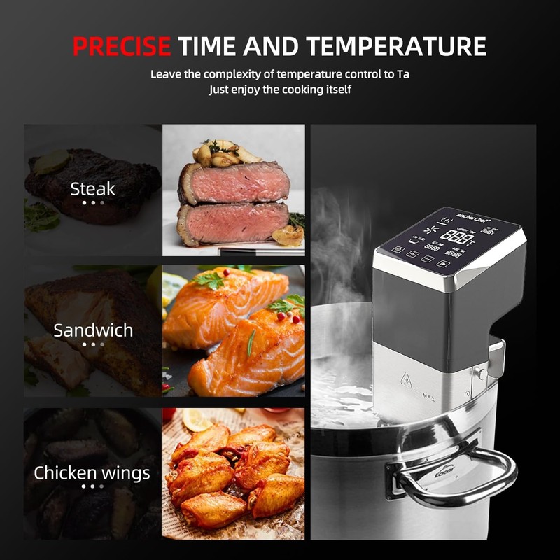 Precision Temperature Controlled Sous Vide Cooker gallery