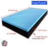 FoamTouch Custom Cut RV Mattresses – 8" Thick-Gel on Charcoal- Variation gallery