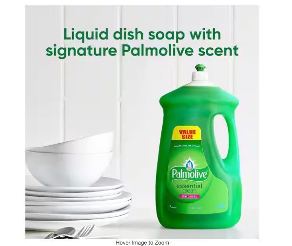 Essential Clean Liquid Dish Soap Original Scent 90 oz 2 Pack gallery