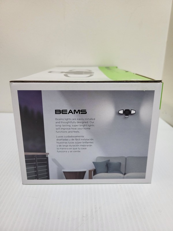 Mr. Beams Security Light Motion-Sensing Battery Powered LED - Black 750 Lumens gallery